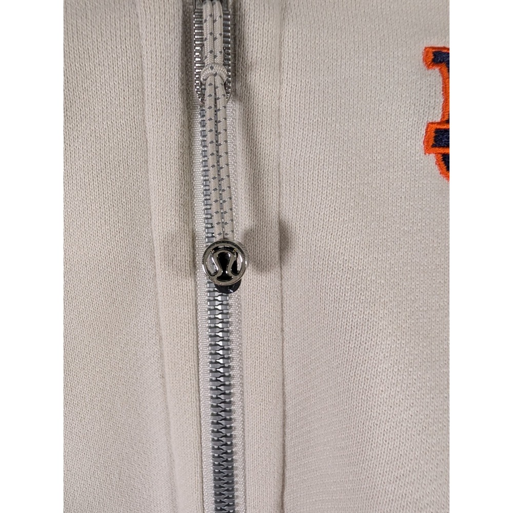 Lululemon Auburn Tigers Scuba Oversized Half-Zip Hoodie Cream XL/XXL LW3HW0S - Picture 5 of 6